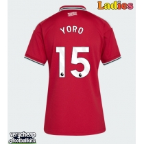 Manchester United Leny Yoro #15 Replica Home Shirt Ladies 2026-27 Short Sleeve